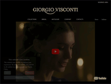 Tablet Screenshot of giorgiovisconti.it